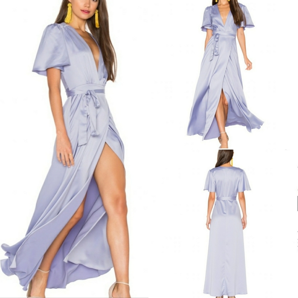 Privacy Please Plaza Kimono Dress Lavender Size Small